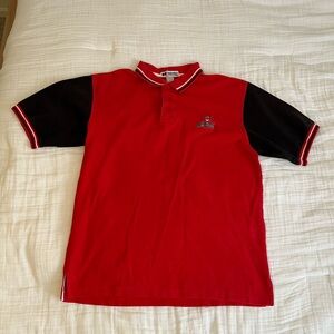 Russell Athletic Red Polo Shirt Cleveland Indians